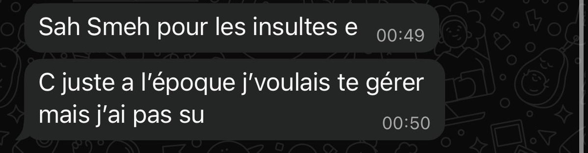 sarablazyy's tweet photo. Preuve de plus que tout les hommes qui t’insultent c’est juste des gars qui ont le seum car ils peuvent pas t’avoir MDRR https://t.co/g2yg5QOq23