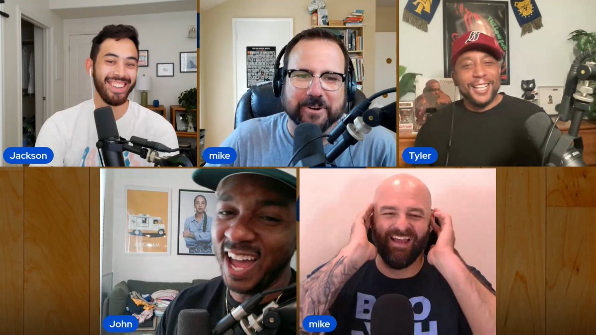 JenkinsAndJonez's tweet photo. The homie @mikegolicjr came on the pod today to talk more 1996 bracket! 

We’ve had Bomani Jones, Roy Wood Jr., Mina Kimes, and GoJo on the last four weeks, all behind the Patreon 

We promise it’s worth $10 a month: https://t.co/2R4sxpPPsl https://t.co/3RUo09GOMs