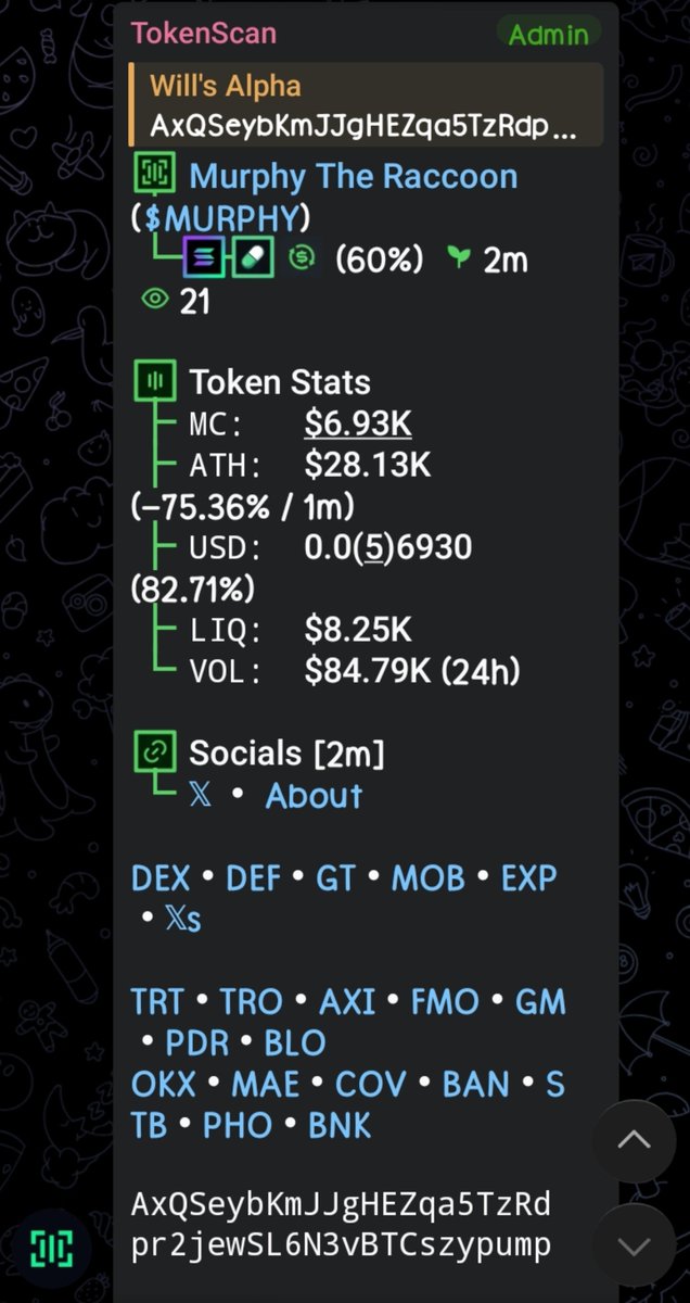 SherlockU77's tweet photo. $MURPHY

AxQSeybKmJJgHEZqa5TzRdpr2jewSL6N3vBTCszypump https://t.co/52vg8wL57E