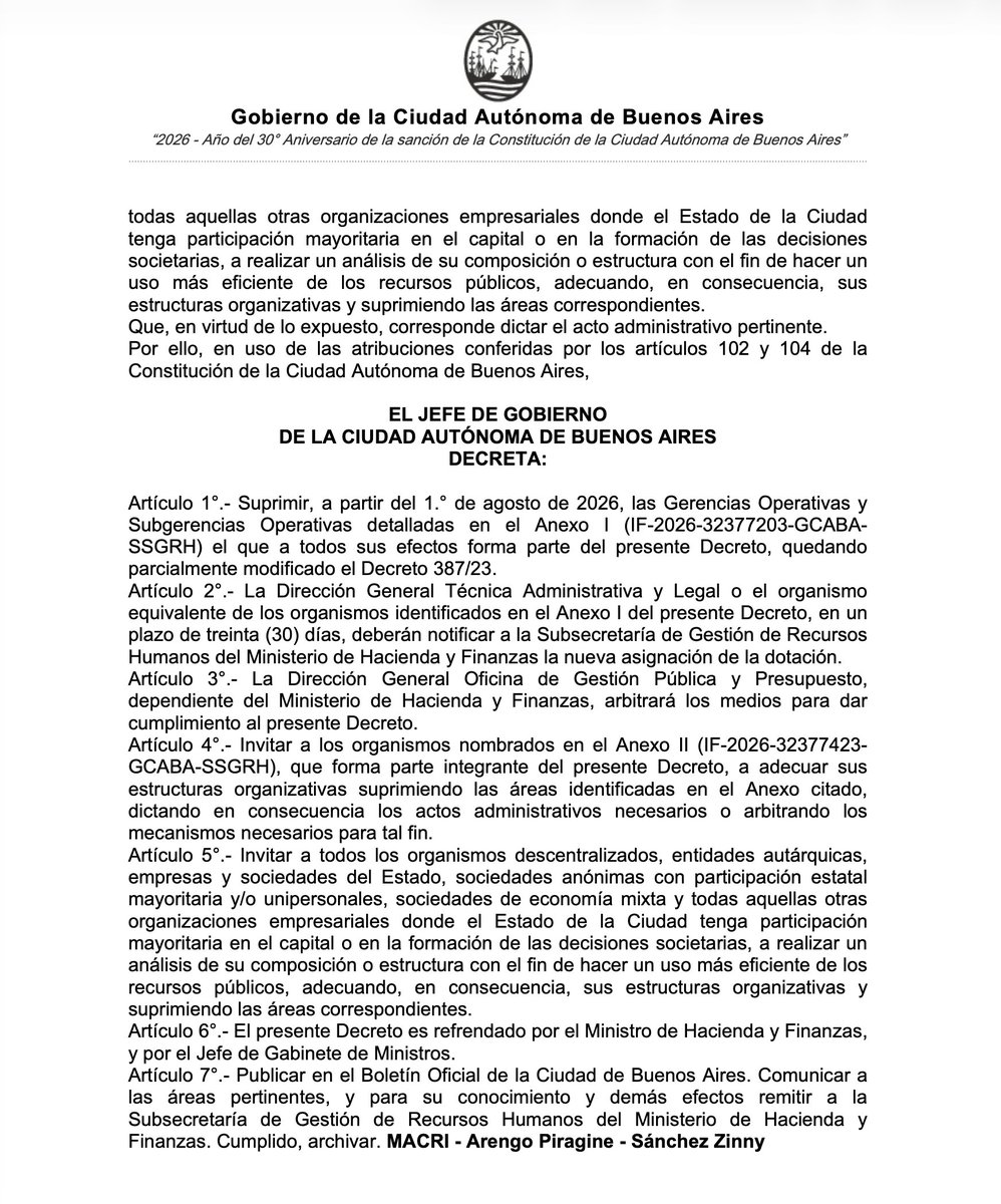 norabar's tweet photo. Disolvieron varias subgerencias ambientales en CABA, entre ellas la de Análisis Físico, Químico y Biológico (que analiza muestras de aire, suelo y agua) y la de Calidad de Aire y Agua, que controlaba y daba licencia a grandes emisores 👇 https://t.co/rXp3Bup1fo