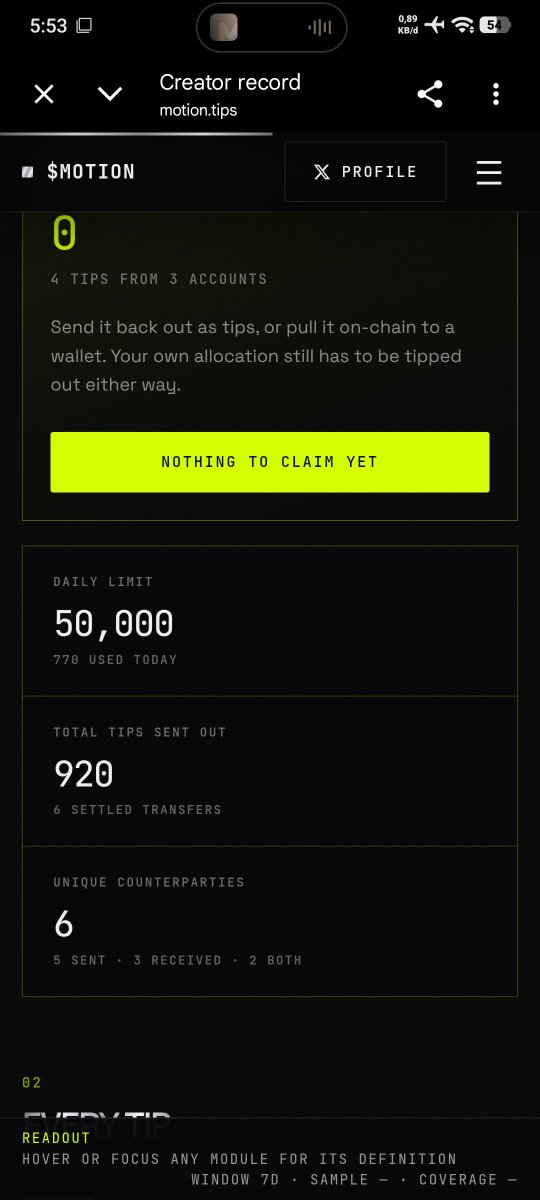 ShiHao026's tweet photo. The market moves fast, but $MOTION is here to keep the momentum going

No big promises, no unnecessary noise — just good vibes, strong community energy, and a journey worth watching

Let's Go everyone 

got 350 to start. LFG 🚀
@tipmotion
@tipmotion
#MOTION #motiontips  #Tipping https://t.co/Vrz9WIBtKv