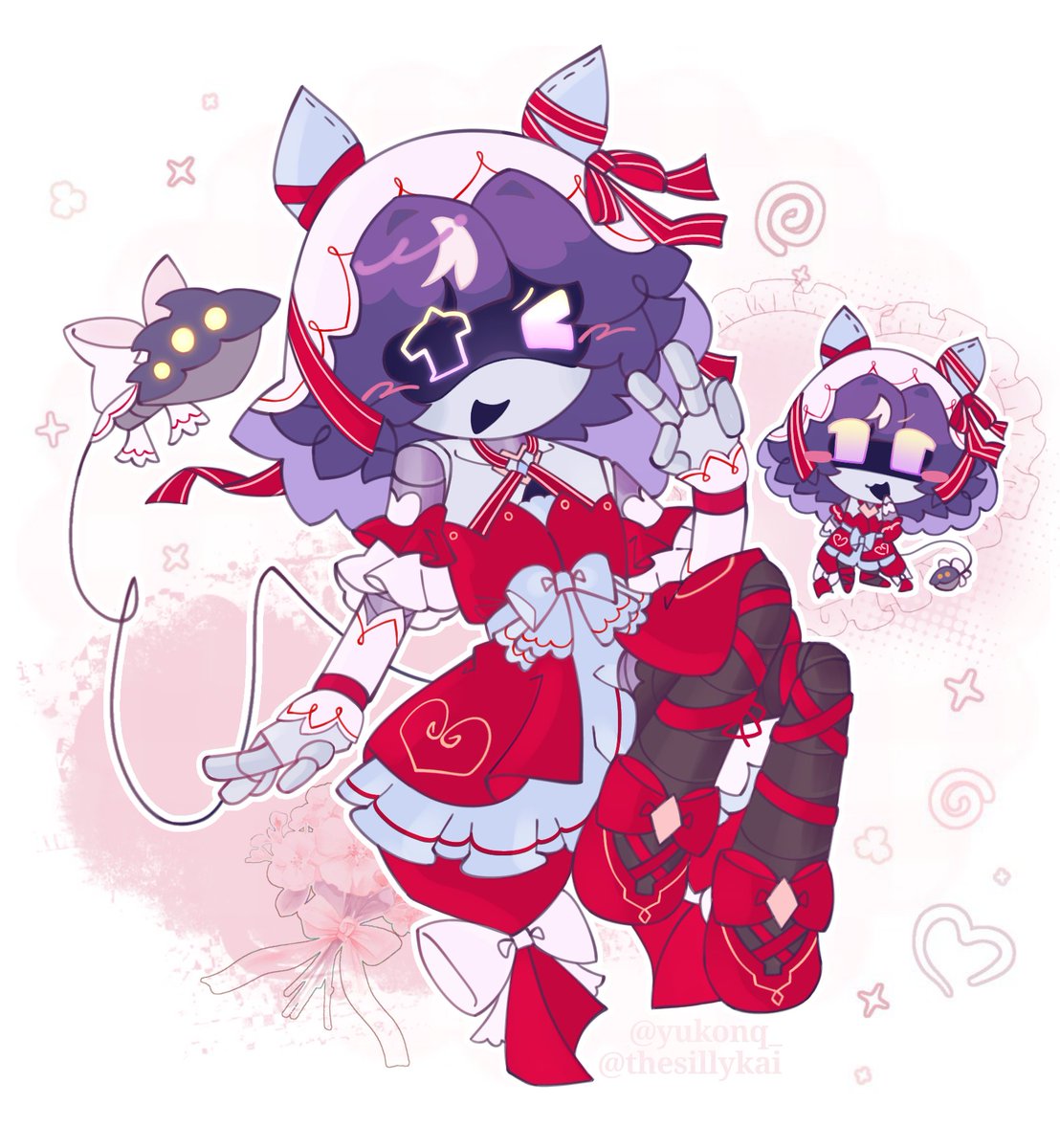 yukonq_'s tweet photo. uzi with still in love's outfit!
#murderdrones #umamusume https://t.co/HB6ZOtEiFd