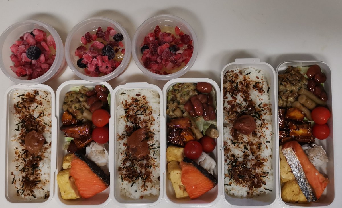20260812(水曜日)雨のち曇り、台風。 今日のお弁当(*・ω・)ノ 鮭