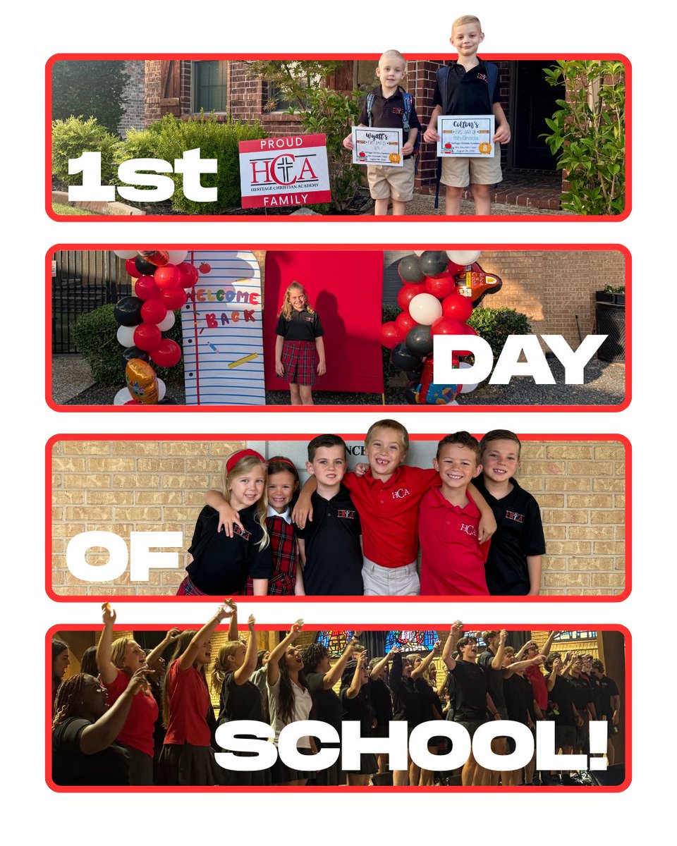 HCA_Rockwall's tweet photo. WE ARE BACK!!! It was a wonderful first day back at school. We are so thrilled for this 26-27 school year. 🦅

#HCALeads #RockwallTX https://t.co/G12lyPbVh5