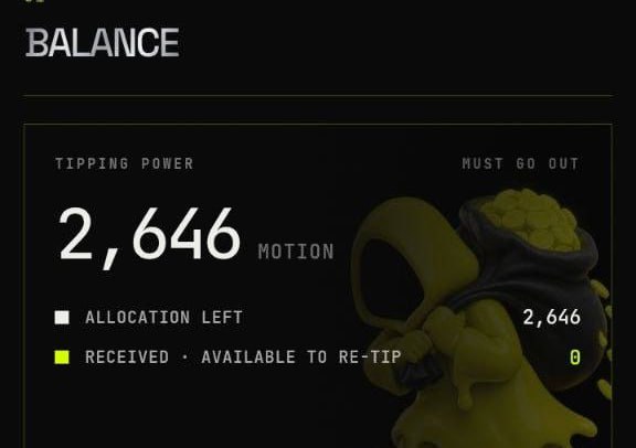 Gilangtri777's tweet photo. if you have some allocation $MOTION , you can try it out: Creator record → login with X → make a post about
@motiontip
→ wait a bit → comment @tipmotion You can tip a builder, creator, or any post you think deserves it. letsgooo https://t.co/s5vaxJMKTf
