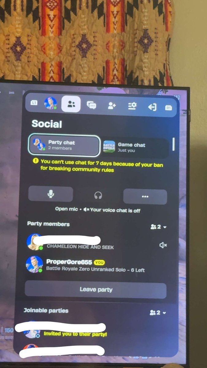 JustJordab's tweet photo. Super weird of @Fortnite to ban ME bc I reported that I was being bullied in a game chat bc I wouldn’t emote with someone and they were saying my vagina smelt and I had lice.  I REPORTED the chat and somehow IM the one with the ban? https://t.co/JMcETEAIoI