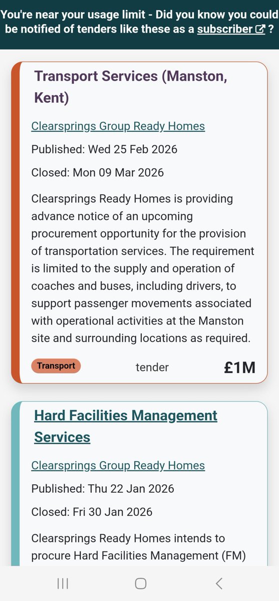 jon68806333's tweet photo. @shadowcanman 6 million in new tenders here by clears clearspring 
https://t.co/EDcLs5q7hV https://t.co/EoqlLtzufZ