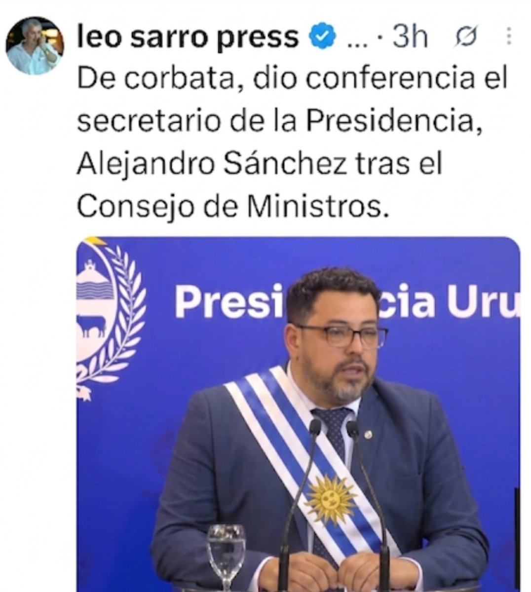 vascoosss's tweet photo. El presidente Pachu Sánchez habló... https://t.co/0kU8HJoBL3