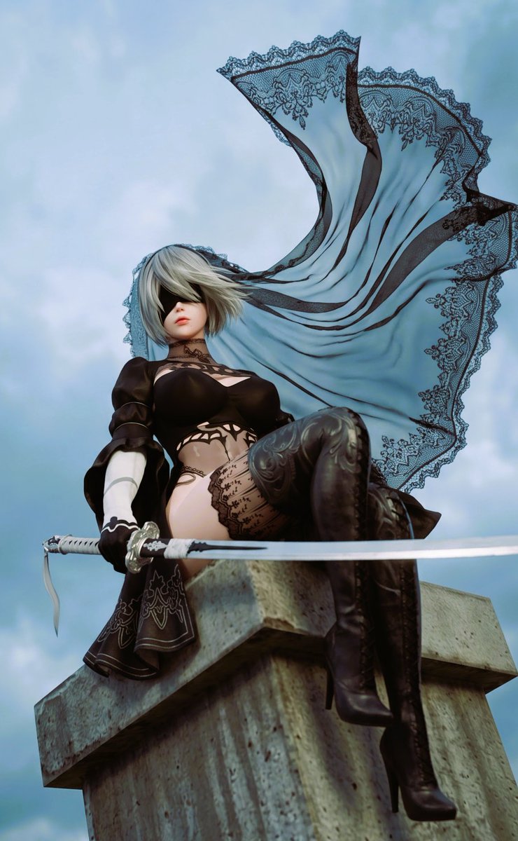 Cuote4mikewhere's tweet photo. “In another life, perhaps she would have chosen the wedding dress... 

#2B #NierAutomata https://t.co/vAyUKh0xMW