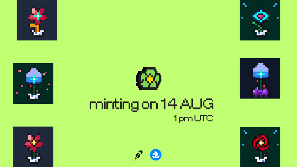 fleurbased's tweet photo. 🌸 FLEURHOOD MINT - AUGUST 14, 1 PM UTC

Set your reminder! 🔔
https://t.co/gSQycdw086

If you applied for WL but you're not eligible, don’t worry you’ve received a $FLEURHOOD airdrop! 🌸

There will be 5 mint phases:

🌸 Phase 1 | 2 per wallet | FREE
🌸 Phase 2 | 2 per wallet | FREE
🌸 Phase 3 | 1 per wallet | FREE
🌸 Phase 4 | 1 per wallet | FREE
🌸 Phase 5 | 1 per wallet | FREE - only a 1% chance!

Want your phase upgraded? 👀

Stay active in the comments and keep engaging. 🌸

See you at mint.