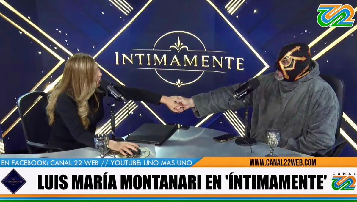 ALERUBIO_'s tweet photo. Infinitas Gracias 
"LA MASA"
LUIS MARIA MONTANARI 
por abrir tu corazón en #INTIMAMENTE por @Canal22web

🔴Canal 22 Web en Youtube 
🔴Canal 301 Telecentro 
🔴 23 de Claro Televisión 
🔴Canal Provincial de TeleRed

Programa Completo 👇🏼
https://t.co/ZlBrskV2HT 

#lamasa #luchador https://t.co/DylNbZTzGu
