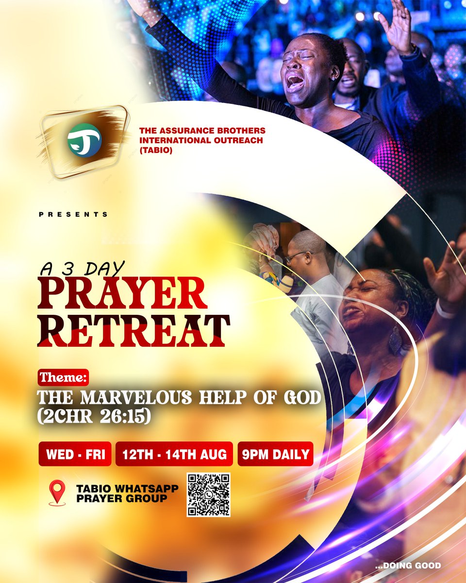 Realetrust's tweet photo. A recent design project for TABIO 🎨

Created these social media designs for their Prayer Retreat and TABIO Catch Them Young ’26 support campaign.

Bold visuals. Clear messaging. Purpose-driven design.

Designed by me. ✍🏽

#GraphicDesign #SocialMediaDesign #Design https://t.co/ggmjaBa7IV