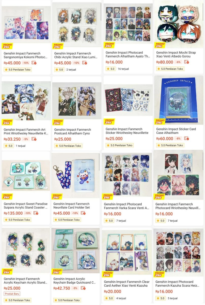 tsy029's tweet photo. WTS - want to sell 
Genshin impact merch 
Ready stock

Bisa langsung co via 🍊 
https://t.co/9D9KDj2Iki
#warunggenshin #warunggame #warunghoyo https://t.co/l3cLUSAJtI