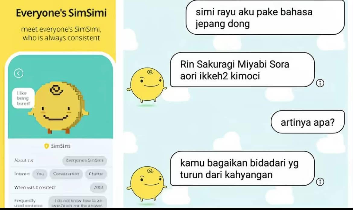 haloopulici's tweet photo. DULU SEBELUM CHATGPT,
Ini temen ngobrolku : https://t.co/fiBVXFHstQ