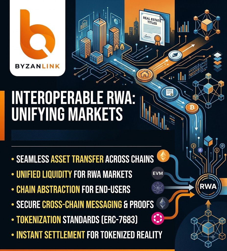 jlsilva12345678's tweet photo. Cross-chain interoperability is the ability of distinct blockchain networks to communicate, exchange arbitrary data, and execute transactions without relying on centralized intermediaries.
#Byzanlink #RWA #BTOS #Byzan
#Crypto #DeFi #onchain https://t.co/5RJ7PpUj5Q