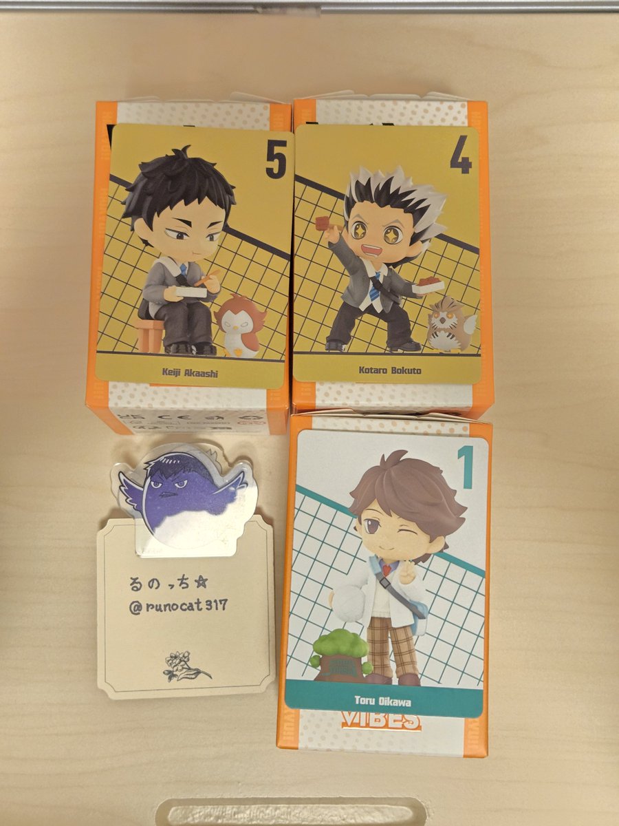 runocat317's tweet photo. 【交換】
ハイキュー!! ポップマート POP MART

<譲>木兎光太郎、赤葦京治、及川徹
<求>孤爪研磨

※名古屋駅or栄駅周辺手渡し

検索からもお気軽にお声掛けください https://t.co/N3w7O0OKjt