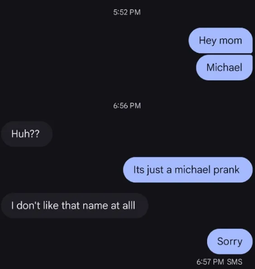 XavierxOP's tweet photo. guys i tried michael prank on my mom https://t.co/4zjxoQDKXw
