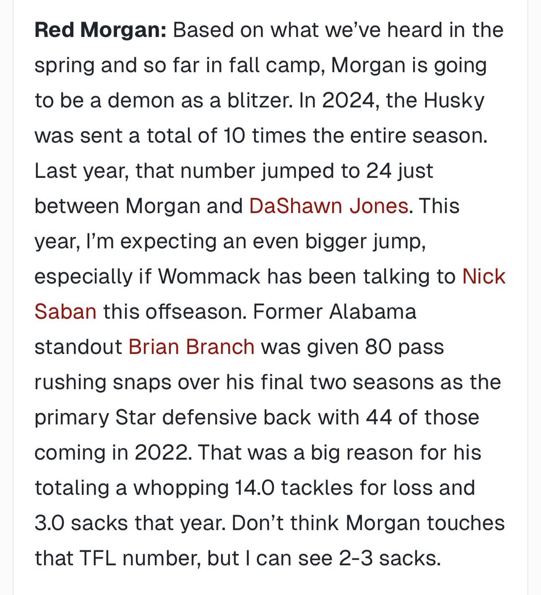 ClintRLamb's tweet photo. Wondering what Alabama’s sack production looks like in 2026? I broke it all down on @BOL_On3!

🔥 Sacks, sacks/game predictions
🔥 How many players notch at least one
🔥 Reasoning for every prediction

Full breakdown (On3+) 🔗 https://t.co/WbiS9dq3pm

🚨 REMEMBER 🚨 Only $29.99 gets you an entire year-long subscription! 👉 https://t.co/3rXlZzM8mY