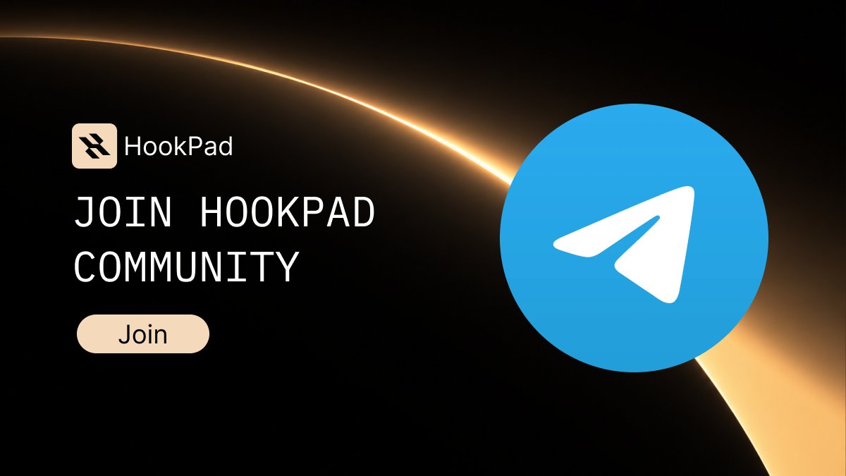 Hookdotpad's tweet photo. We just formed a telegram community
We are inviting everyone to come in and build HookPad ecosystem together

https://t.co/SOoTO3ixIY https://t.co/q3lXYHFaMI