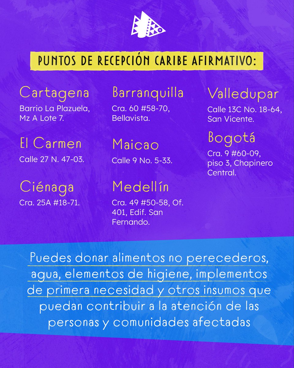 Caribeafirmativ's tweet photo. 🏡❤️‍🩹Nuestras casas están abiertas para ayudar en el marco de la emergencia, producto del sismo ocurrido ayer en Colombia. Recibiremos ayudas que haremos llegar a la ciudadanía LGBTIQ+ que hace parte de nuestros procesos y que vive en los territorios más afectados por el sismo. https://t.co/BfWacSmTsF