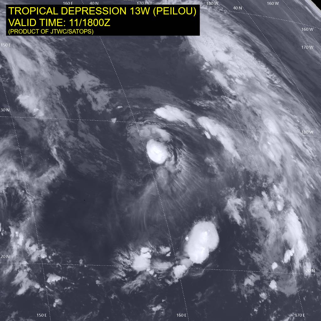 Muvyuiharuka's tweet photo. Tropical Depression #13W #Kujira/#Peilou

JTWC. 2026.08.11. UTC 18:00Z 30kts 995hpa

看錯了發報繼續 https://t.co/U1GCGQaQLj