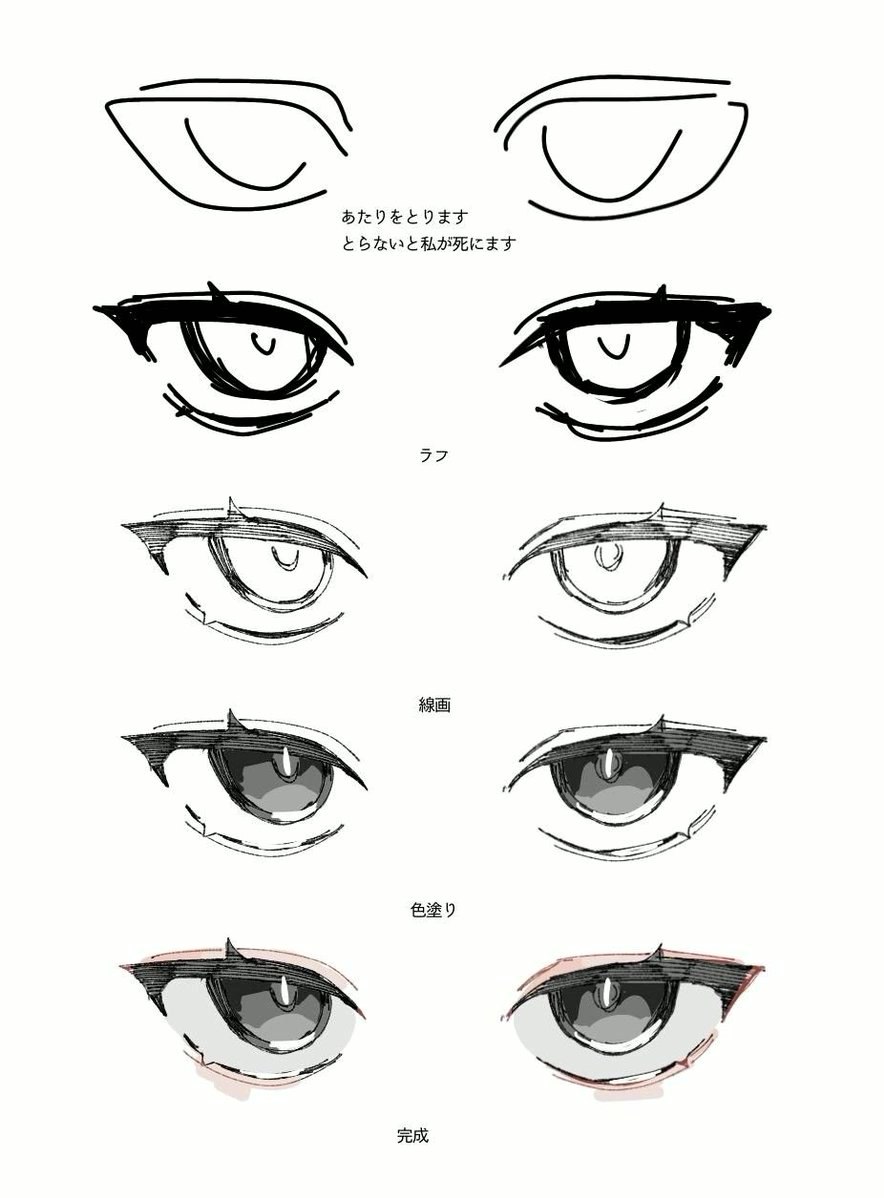 MrsGhostStudio's tweet photo. Anime eye inking process 👁️✨ https://t.co/Oi1qnU2LX4