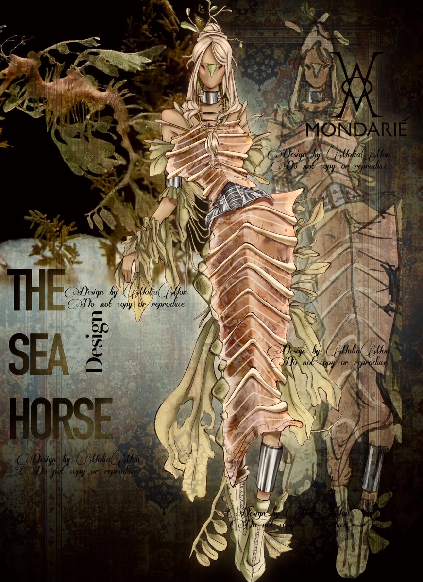 molliamon's tweet photo. sea horse design🐊
.
.
.
.
.
.
#fashion #fashiondesigner #art #artist https://t.co/aqQccNnHmv