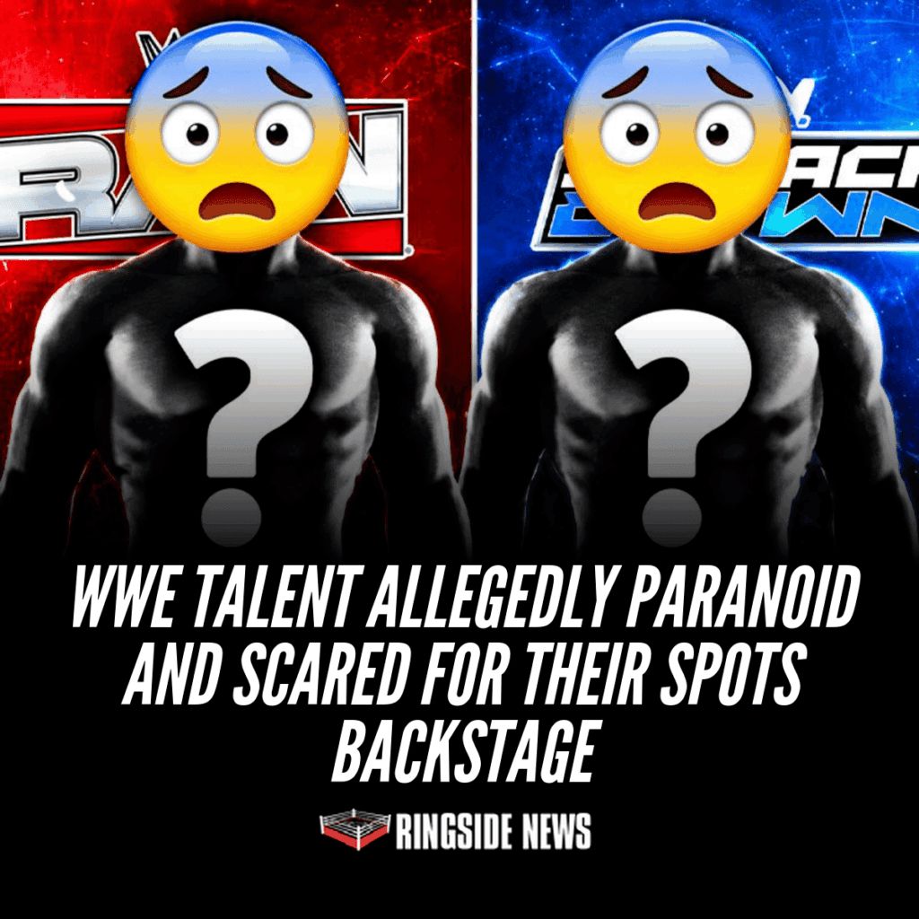 ringsidenews_'s tweet photo. WWE Talent Allegedly Paranoid and Scared for Their Spots Backstage https://t.co/UYQppgdCbG https://t.co/WOdInbJwm8