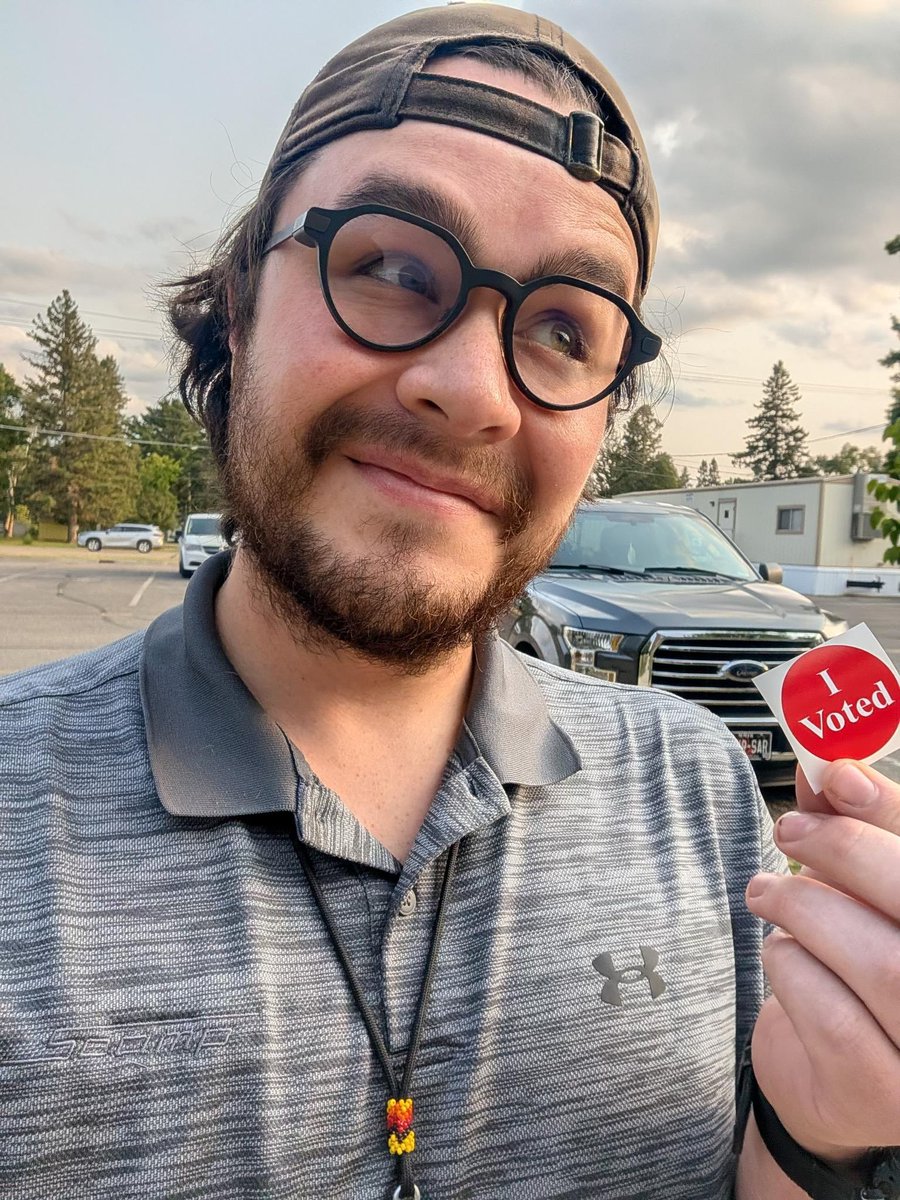 fynbohforsd5's tweet photo. If you haven't voted there's still time! It felt pretty weird voting for myself, but I think I've got a pretty good chance of winning the DFL primary. https://t.co/GGg2JuCP3T