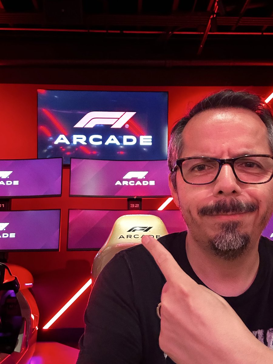 fandads's tweet photo. Tonight’s adventure! Checking out the @F1ArcadeUSA #F1Arcade https://t.co/wyFPlUBpdE