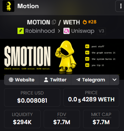 Denzzy7_'s tweet photo. Really love what @tipmotion  is building.

Giving creators and the community a way to tip each other is such a simple but powerful idea. It’s great to see contributions and content being appreciated in a more direct way.

Really excited to see how $MOTION grows. https://t.co/FjKBhZfmMw