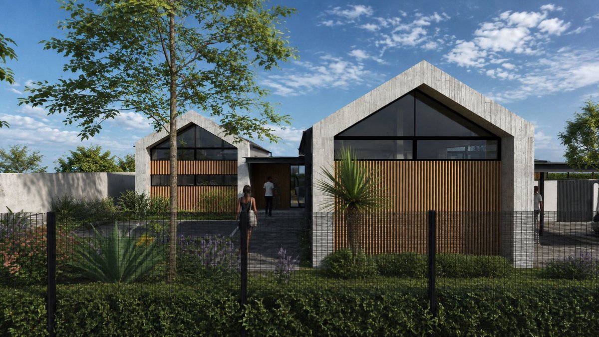JSbudah's tweet photo. @simphiweyinkoc_ We designed this house, located in Inanda Township (Dbn). Our client was very open minded about so many things even the need for vegetation. https://t.co/LjqUAlOkAI