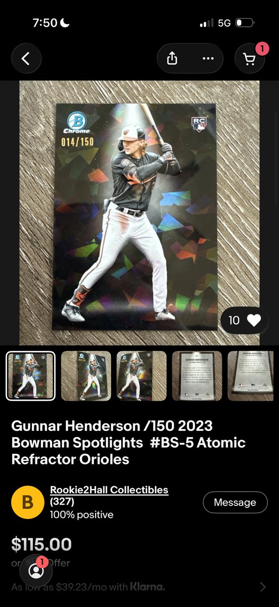 Cam10laney's tweet photo. @OffDaHook35 I was checking this one out. It’s a sick card especially at that price. https://t.co/S5q12zhR3e