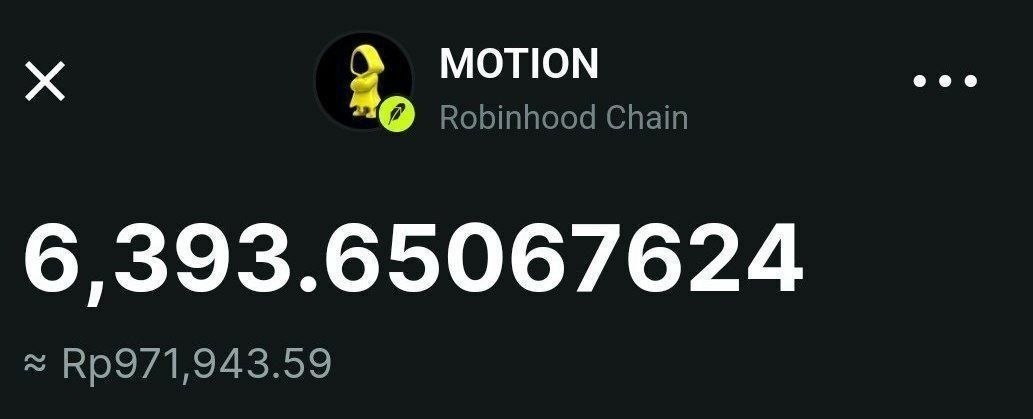 SkyzoStore's tweet photo. 📷 $MOTION mengambil alih Robinhood Chain.

Rasa hormat yang besar kepada 
@tipmotion
 &amp; 
@motiontip
 untuk menghadirkan inovasi segar. 📷

Apakah menurut Anda $MOTION dapat mendominasi meta yapping berikutnya? 📷 https://t.co/eJ4KIr4QOt