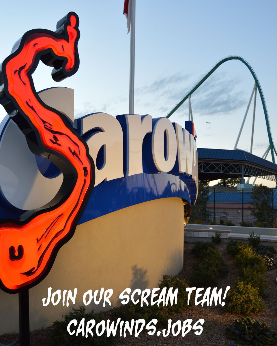Carowinds's tweet photo. Not everyone belongs behind a desk. Some belong behind a scream. 👻

Join our dream scream team at SCarowinds! Now hiring for performers, make-up artists &amp; more: https://t.co/SeJZ7j1OYw https://t.co/x1DqeOC4S8