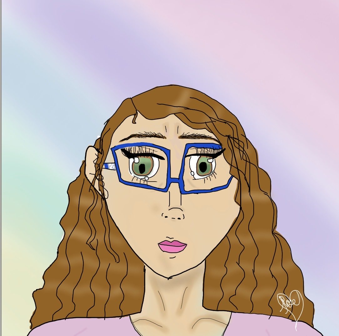 galaxyrose0000's tweet photo. Back with a more recent self portrait! 
-
-‼️Reminder that I have open commissions ‼️
-I know I haven’t posted as much as I used to in the past but just know I haven’t given up on art! 
•#digitalartist #digitalart #selfportrait #speedpaint #foryoupage https://t.co/dSMqH2EJbt