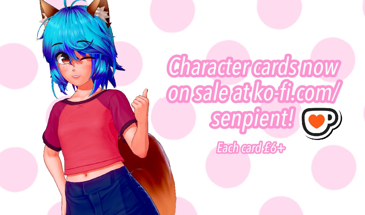 SenPientKK's tweet photo. 🚨 SPECIAL ANNOUNCEMENT! 🚨

I've officially set up a Ko-fi! Right now, you can purchase my DDLC Koikatsu character cards for £6 each!

Visit https://t.co/CvCkswFODk and take a look!

A commissions page will soon be up later on... https://t.co/emHW9x5eld