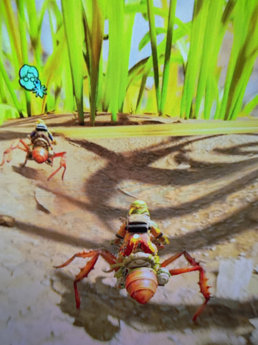 ChristianJ43597's tweet photo. Rare Glitch @GroundedTheGame https://t.co/kJCObjsz44