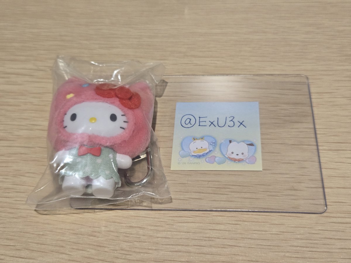 ExU3x's tweet photo. 交換 サンリオ ちびっとも レインコート
森のおともだち

【譲】クロミ ×2　キティ

【求】ポムポムプリン(森のおともだち)

都内手渡しor郵送での交換希望です。
お気軽にお声がけください🙇‍♀️ https://t.co/MJtI78Ai7s
