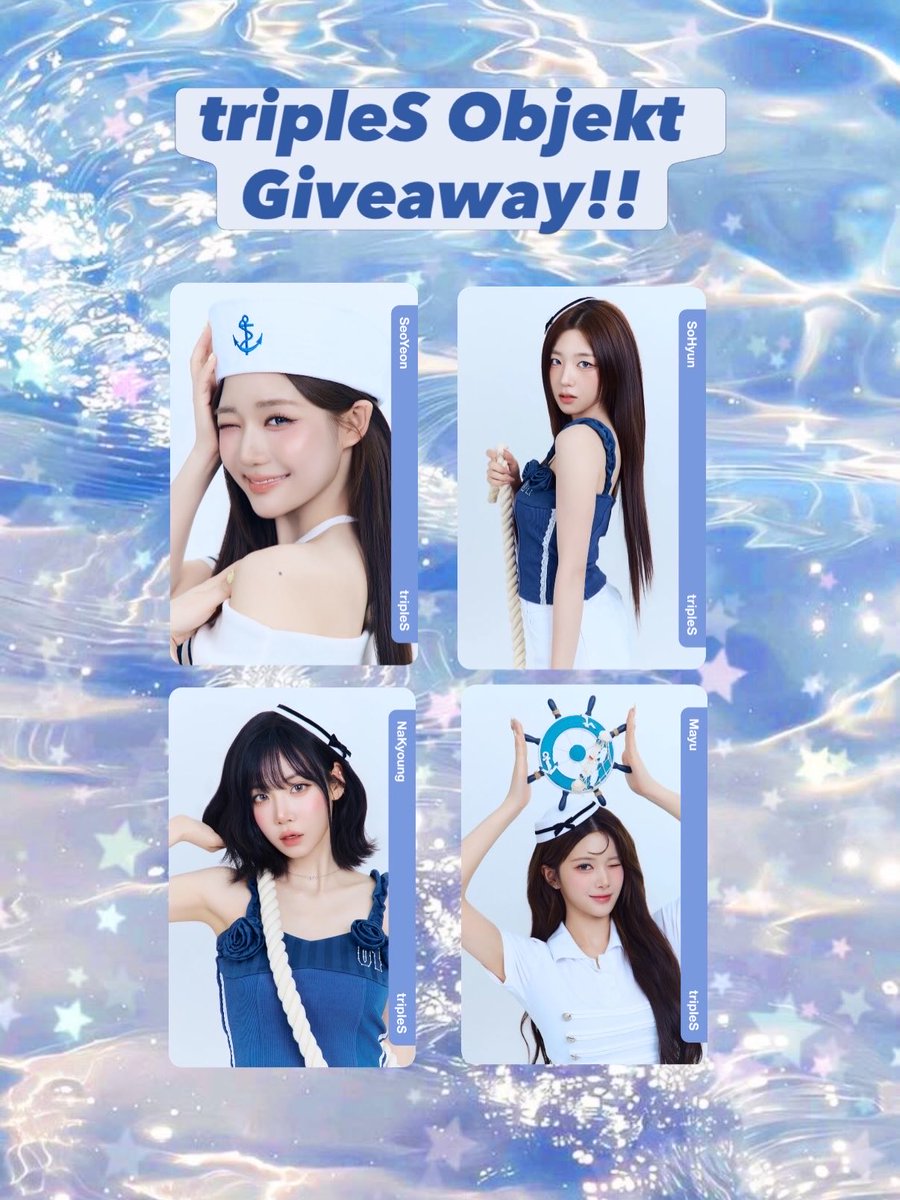 YeonjiKittycat's tweet photo. tripleS Objekt Giveaway!! 

In celebration of hitting 200 subscribers on my YouTube channel I will be hosting a Objekt giveaway!! There will be a total of four winners!!💙 

❤︎⁠  OPEN TO READ RULES 
#tripleS #triplesgiveaway https://t.co/KnOZU2swuR