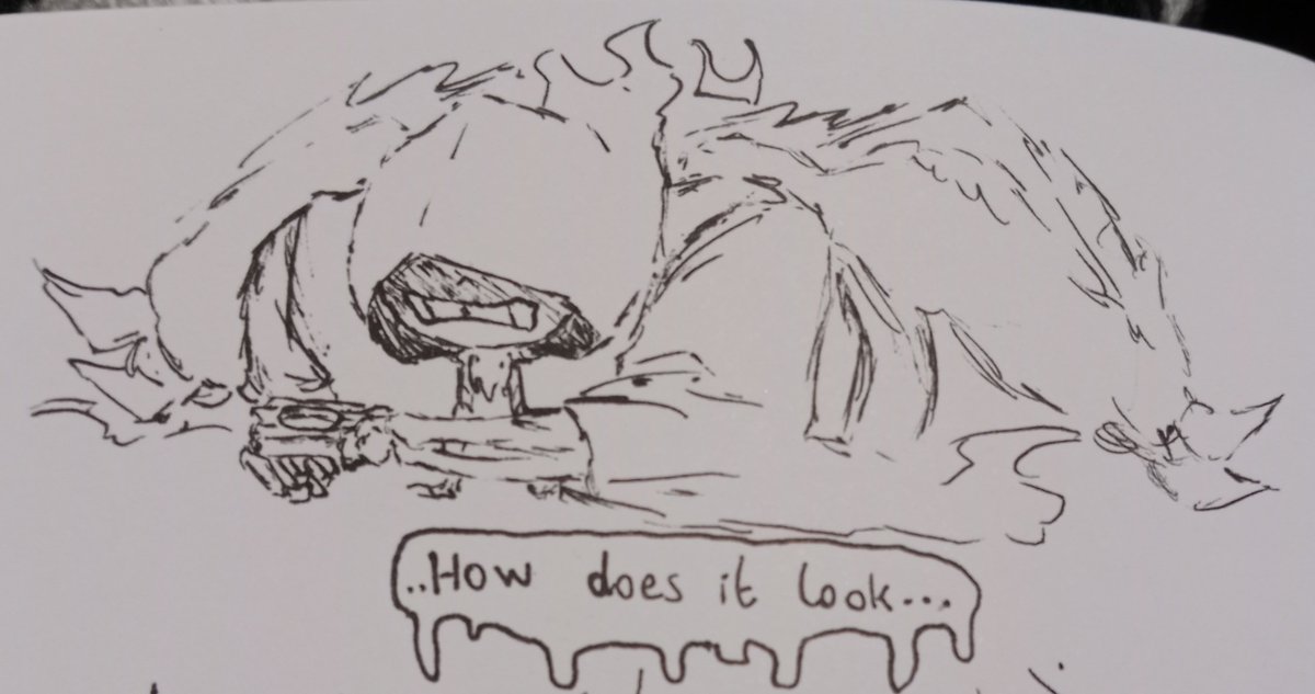 Rin000_A's tweet photo. Ok, from here and ahead, my ability to draw completely dissipated, I was half asleep while drawing JAJDJSJ. I also can't draw actions for shit 

13/?

#utmv https://t.co/RPXYMipSIe