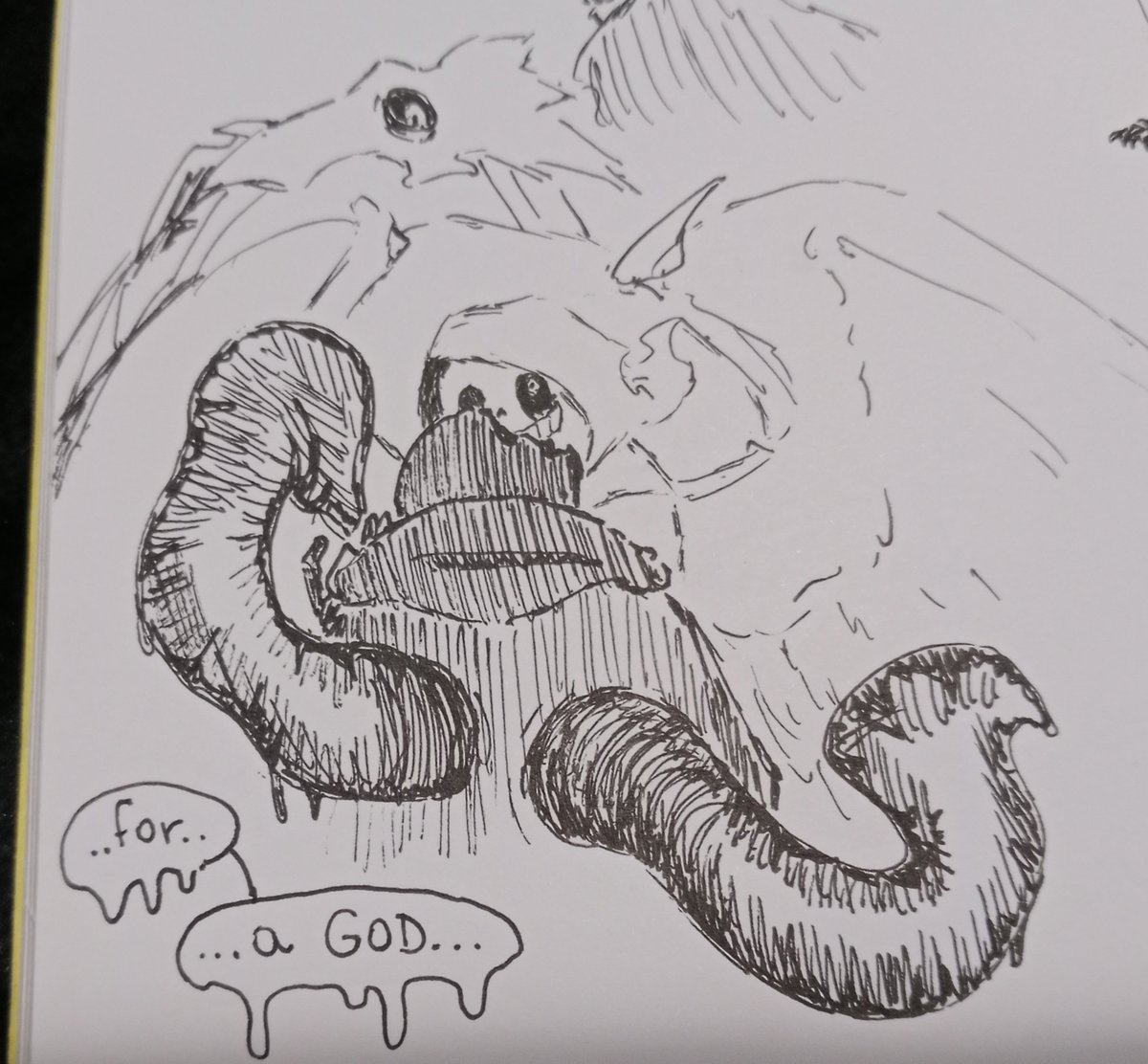Rin000_A's tweet photo. Ok, from here and ahead, my ability to draw completely dissipated, I was half asleep while drawing JAJDJSJ. I also can't draw actions for shit 

13/?

#utmv https://t.co/RPXYMipSIe