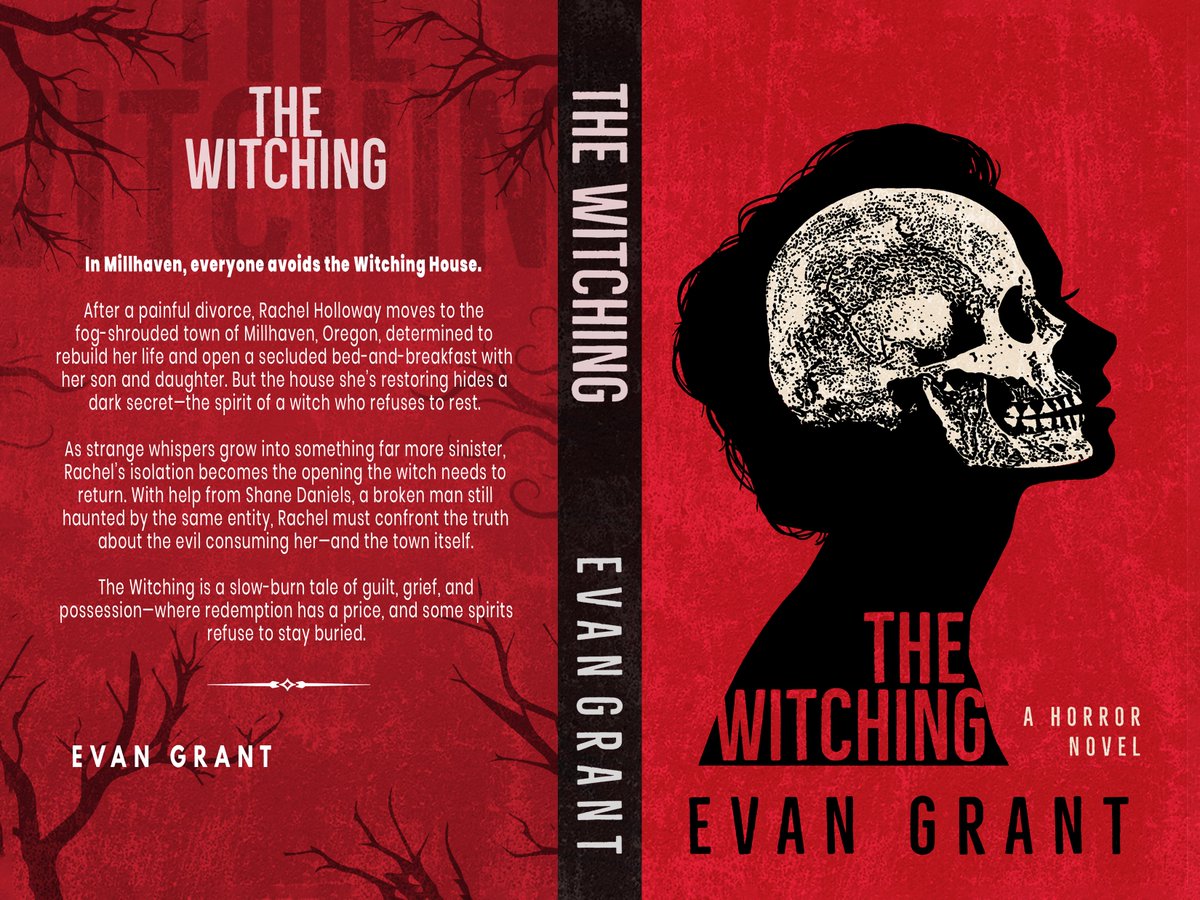 BuildwithSnowy's tweet photo. ‘The Witching’ horror Book Cover for @EvanGrantAuthor 

Thank you so much for considering me for this amazing project, enjoyed working with you!   

Let me help you create a website that perfectly represents your brand 
– DM me and let's get started!  

Likes + Reposts Appreciated! ♥️