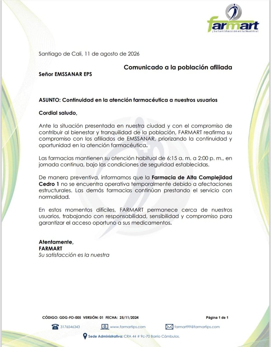 CFarmart42246's tweet photo. ¡ATENCIÓN, USUARIO INFORMACIÓN IMPORTANTE! https://t.co/waOM0QZSRV