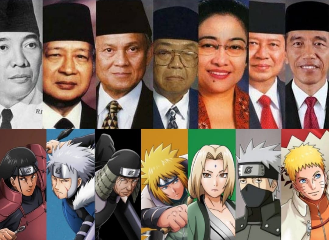dragondranb's tweet photo. @Dexerto the gender order of the Hokage and the president of Indonesia is the same. The 5th president of Indonesia was the daughter of the 1st president of Indonesia. The 2nd president of Indonesia was named Soeharto, while the 1st president was named Soekarno. Tobirama Hashirama? https://t.co/XmsNsrYAkO