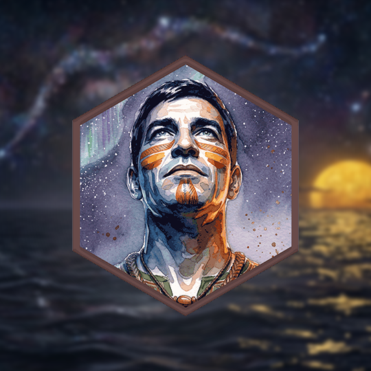 ingress's tweet photo. Cosmic data isn't just noise; it's a map. Yuri Nagassa reads the shifting patterns of the stars to chart our path forward under Apollo’s gaze.

Claim the Yuri Nagassa 2026 medal today.

#Ingress #IngressApollo https://t.co/3wOYz2YCaP