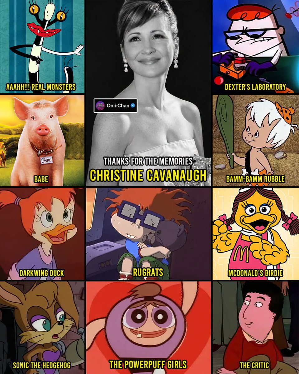 oniichanph's tweet photo. Gone too soon but never forgotten 🕊️

Remembering Christine Cavanaugh on what would've been her 63rd birthday this August.

Her career reminds us that you don’t need decades upon decades of work to become part of an entire generation’s childhood 🎙️

Throughout the 1990s, her unmistakable performances were everywhere. She originated Chuckie Finster in Rugrats, became Dexter in Dexter’s Laboratory, brought the wonderfully strange Oblina to life in Aaahh!!! Real Monsters, and played Gosalyn Mallard in Darkwing Duck. Then came one of her most surprising successes: voicing the title character in the beloved 1995 film Babe.

What makes Christine’s legacy remarkable is how much she accomplished before stepping away from acting in the early 2000s. Her characters were nervous, brilliant, mischievous, strange, brave and completely different from one another, yet each became instantly recognizable.

She passed away in 2014 at just 51, but the voices she left behind continue to live wherever those cartoons and films are rediscovered.

Christine Cavanaugh left the spotlight, but her voice never really left our childhoods. ❤️