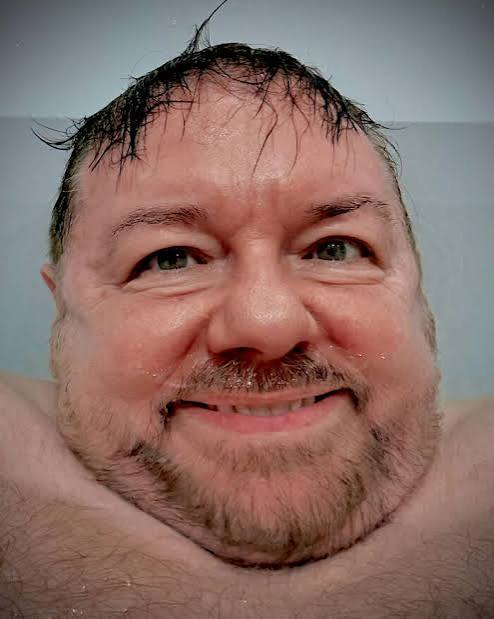 Catterlings's tweet photo. @rickygervais If she was in a bathtub I'd say she was impersonating you. https://t.co/9rFwO4NXXK