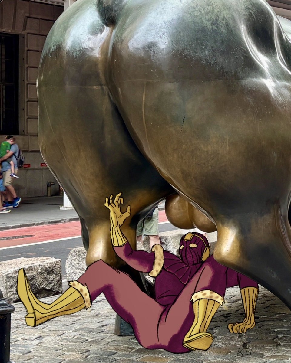 stupif_png's tweet photo. If you’re a Master of Evil they genuinely drape those massive bronze balls of the Charging Bull over your face dawg.
#zemo #baronzemo #art https://t.co/303Iw6z8kY