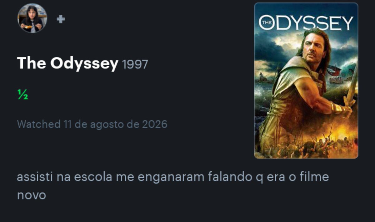 cvntfield's tweet photo. me prometeram o filme novo e passaram um que acharam no Youtube com qualidade questionavel https://t.co/3ar8qzc7d2